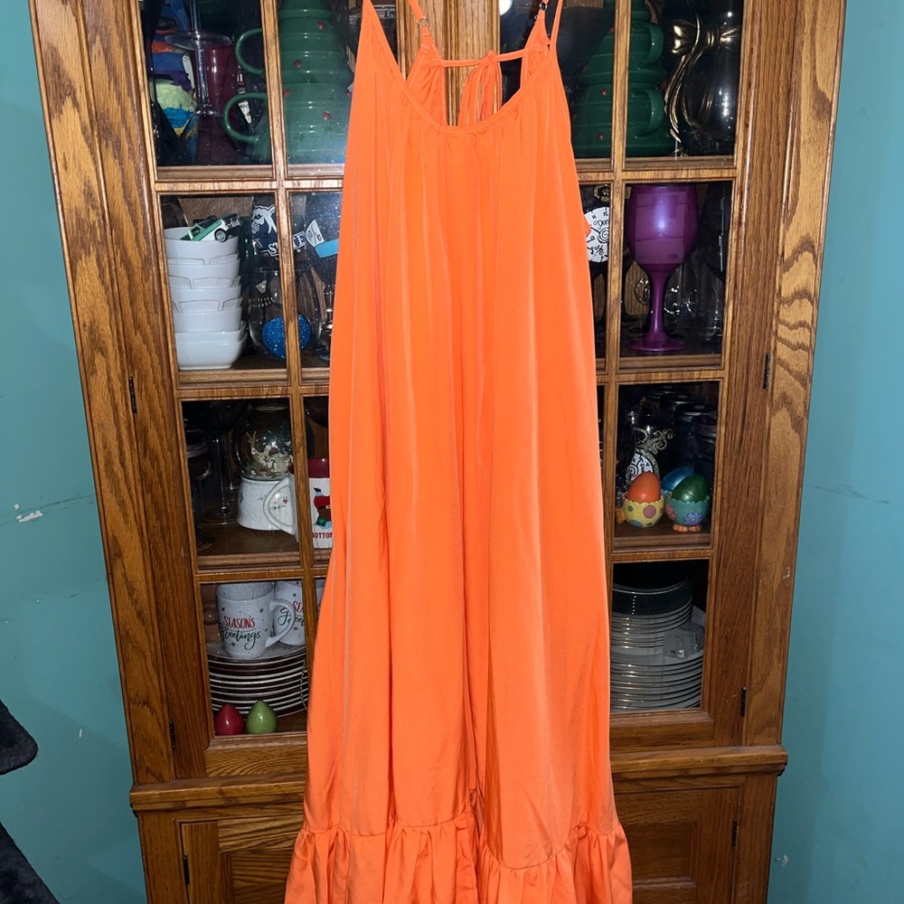 Orange Maxi Dress